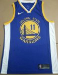 NBA 11 Thompson warriors 2019 final Maillot bleu